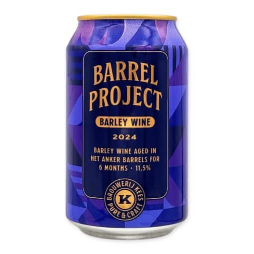 Ontdek Kees Barrel Project Barleywine, een exclusieve Nederlandse barleywine gerijpt op bourbonvaten, met rijke toetsen van vanille en karamel. Perfect voor elke speciaalbier liefhebber.
