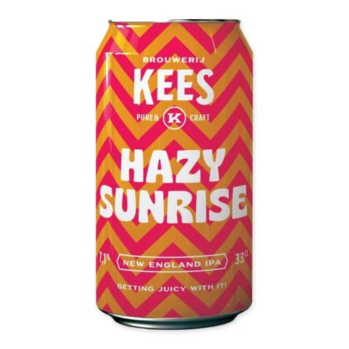 Ontdek de Kees Hazy Sunrise NEIPA, een Nederlandse IPA vol tropisch fruit en een zachte, verfrissende afdronk. Perfect voor liefhebbers van ambachtelijk bier.