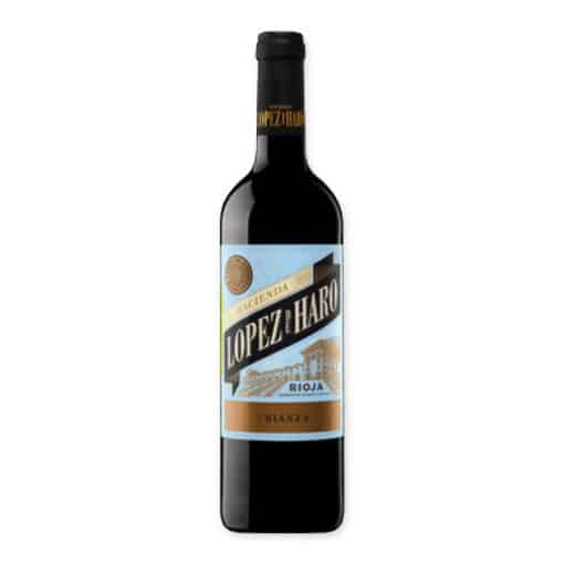 Geniet van Lopez Haro Rioja Crianza, een elegante rode wijn met tonen van rijp fruit en vanille, perfect voor elke gelegenheid. Ontdek nu meer!