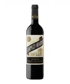 Ontdek Lopez Haro Rioja Reserva, een voortreffelijke Spaanse wijn van oudste wijnstokken uit Rioja Alta. Perfecte harmonie van fruit en specerijen met een luxueuze afdronk.