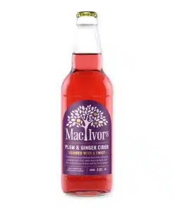 Proef de unieke combinatie van pruim en gember in Macivors Plum & Ginger Irish Cider. Een verfrissende Ierse cider die perfect past bij diverse gerechten. Bestel nu om de echte smaak van Ierland te ervaren!