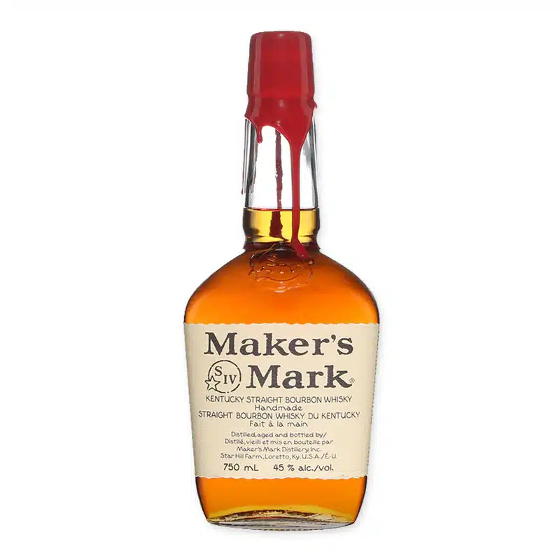 Ontdek Maker's Mark Bourbon, een superieure Amerikaanse whiskey met rijke tonen van vanille en karamel. Ideaal voor cocktails of puur. Bestel nu online.