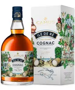 Ontdek Camus Ile De Re Cognac, een expressie van Île de Ré's unieke klimaat met tonen van zeezout, verse kruiden en een rokerige finish. Perfect voor speciale avonden.
