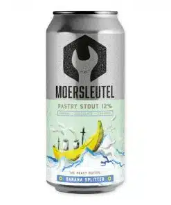 Ontdek Moersleutel Banana Splitter, een ambachtelijk bier met aroma's van banaan, vanille en chocolade. Perfect combineren met desserts of hartige gerechten.