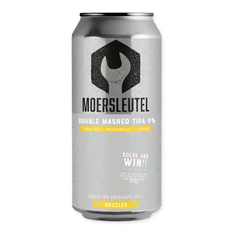 Ervaar Moersleutel Could You Calculate The Nozzles, een speciaalbier met diepe tonen van karamel en chocolade. Perfect voor liefhebbers van rijke, ambachtelijke bieren.