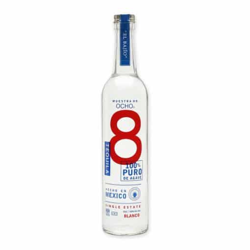 Geniet van Ocho Tequila Blanco Muestra No. 8, een superieure tequila met de frisse essentie van 100% blauwe agave. Perfect puur of in je favoriete cocktail.