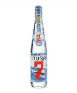 Verken de rijke smaak van Ouzo 7, een authentieke Griekse ouzo, perfect geserveerd koud als aperitief of met diverse Griekse mezze. Ervaar de traditie!