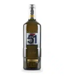Ontdek Pastis 51 1L, de echte Franse anijsdrank met anijs en zoethout, ideaal als aperitief of voor verfrissende cocktails. Ervaar een stukje Frankrijk in elk glas.