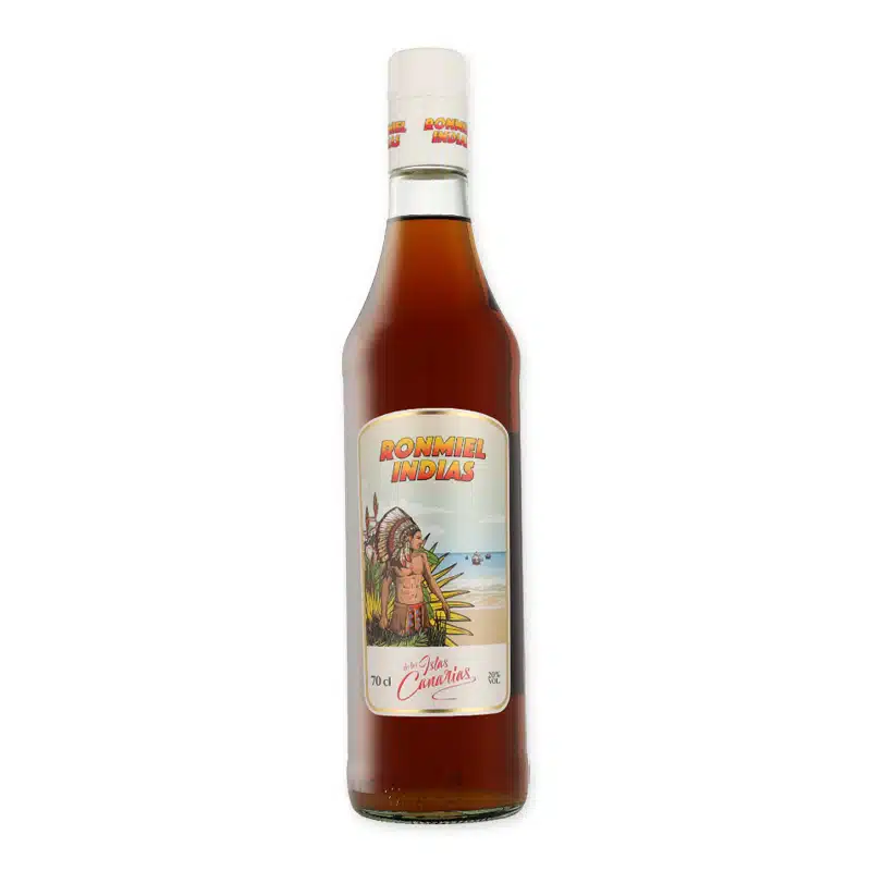 Ontdek de unieke combinatie van topkwaliteit rum en natuurlijke honing met onze Ron Miel Indias Honey Rum. Perfect voor een verfrissende cocktail of puur om te sippen.