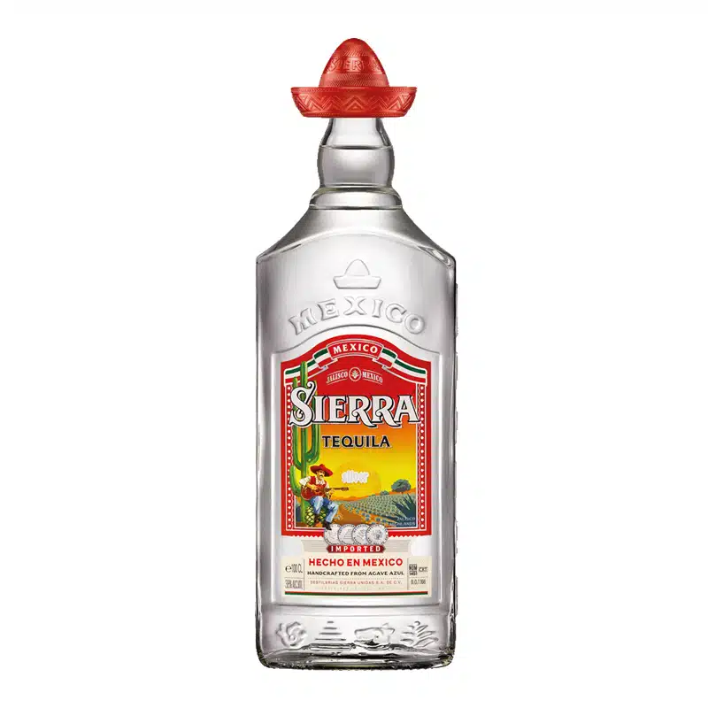 Geniet van Sierra Silver Blanco Tequila, gedistilleerd van 100% blauwe agave en direct gebotteld na distillatie voor een schone, frisse ervaring. Ideaal voor diverse cocktails.