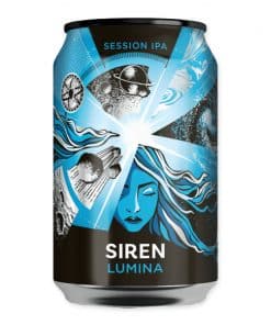 Geniet van de Siren Lumina Session IPA, een lichte, citrus-geaccentueerde IPA perfect voor elke gelegenheid. Ontdek de frisse, hoppy smaak!
