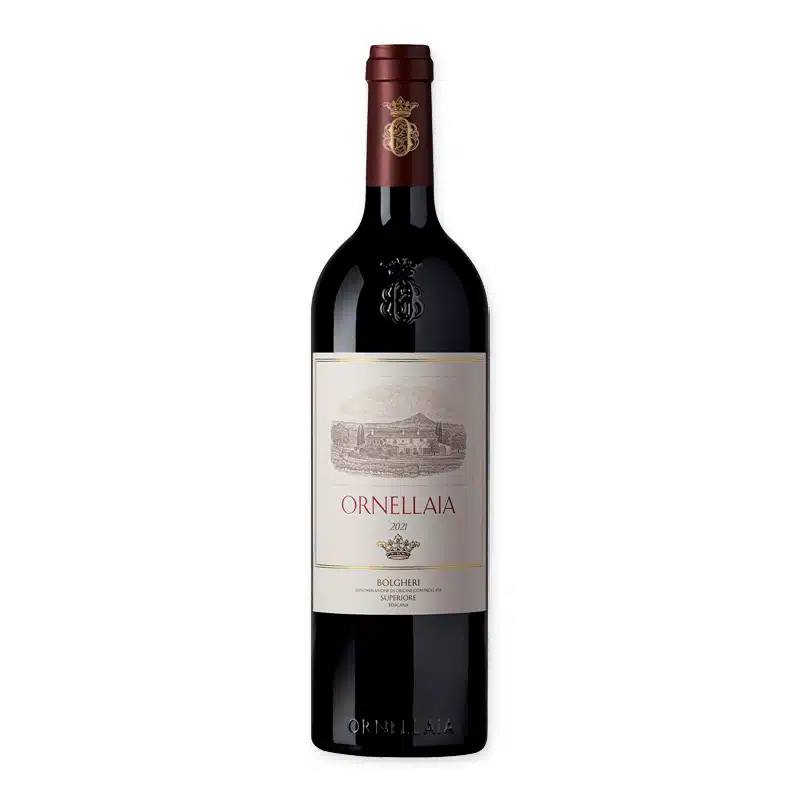 Ervaar de luxe van Tenuta dell'Ornellaia Bolgheri Superiore 2021, een prachtige rode wijn met diepe fruitige tonen en een perfecte balans. Verkrijgbaar nu.