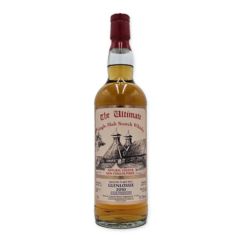 Ervaar The Ultimate Glenglossie, een excellente Schotse whisky met een rijk smaakprofiel van honing, mout en subtiele rook. Perfect voor de fijnproever.