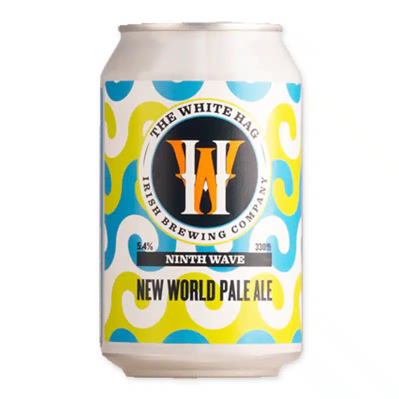 Ontdek The White Hag Ninth Wave, een verfrissend Gluten Vrij Pale Ale met citrusachtige tonen en een florale hop. Ideaal voor elke gelegenheid.