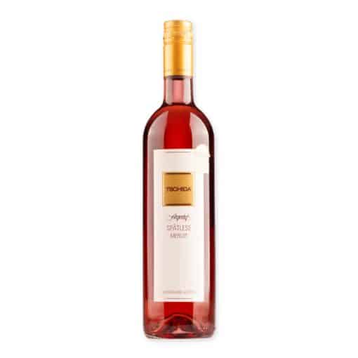 Ontdek de Tschida Angerhof Merlot Spätlese, een voortreffelijke zoete rode wijn uit Burgenland, perfect voor nagenieten met chocolade of kaas.