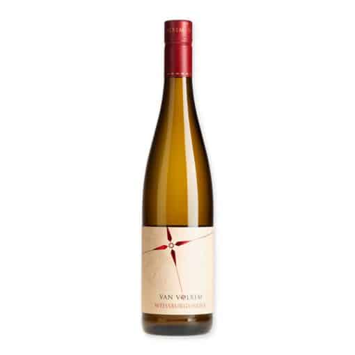 Ervaar de elegantie van Van Volxem Weissburgunder, een frisse Duitse witte wijn met noten van fruit en een minerale afdronk. Ideaal voor elke gelegenheid.