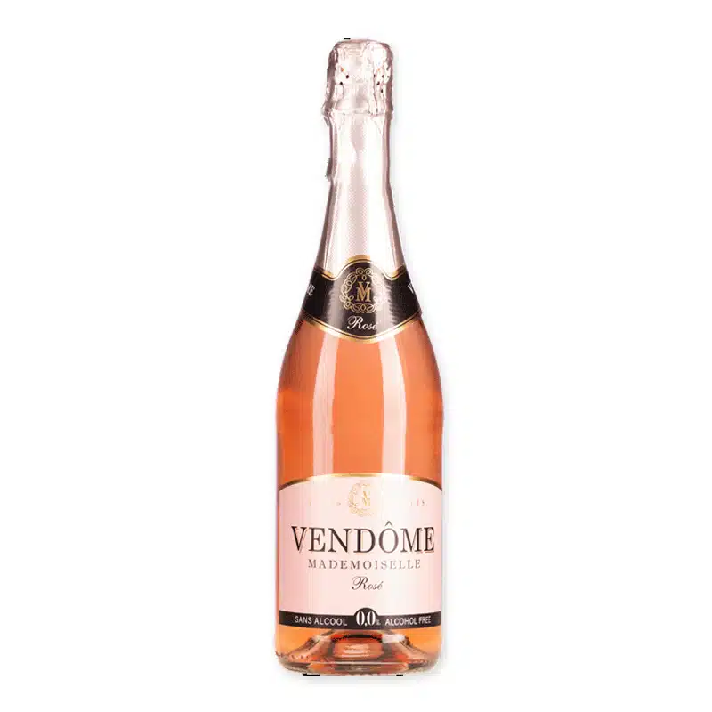 Ontdek de elegantie van Vendôme Mademoiselle Rosé Alcoholvrij Bubbel, ideaal voor speciale momenten zonder de alcohol. Fruitige, frisse smaak met een fijne bubbel.