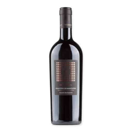 Ontdek Vigne Vecchie Leggenda Primitivo di Manduria: een dieprode Italiaanse wijn met rijke aroma's van rijp fruit en kruiden. Bestel nu en ervaar de kwaliteit van traditionele Italiaanse wijnmakerij.