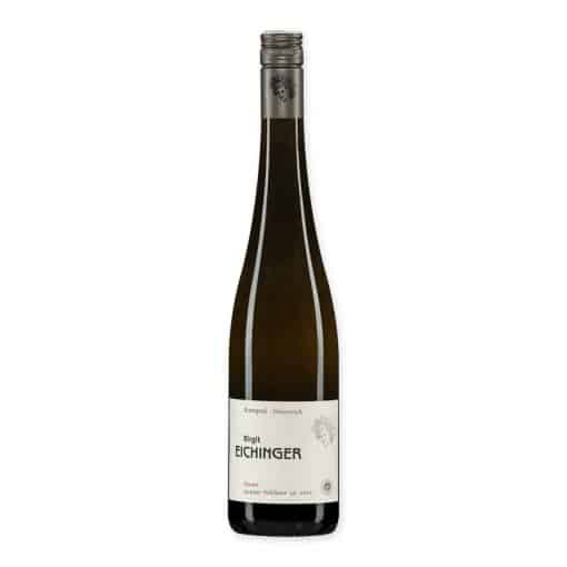 Ontdek Weingut Eichinger Kamptal Strass Grüner Veltliner, een elegante witte wijn met noten van groene appel en witte peper, perfect voor elke gelegenheid.