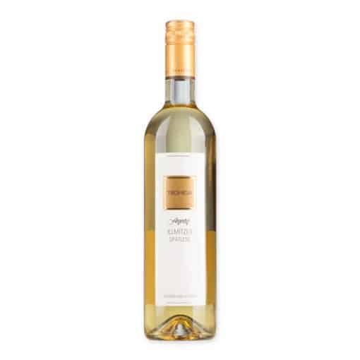 Ontdek Weingut Tschida Illmitzer Spätlese, een prachtig gebalanceerde Oostenrijkse Spätlese wijn met tonen van perzik en honing. Koop nu en geniet van zijn rijke aroma's en zoete afdronk.