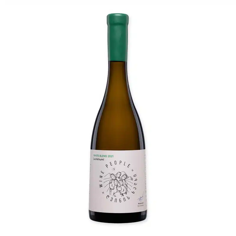 Ontdek de Wine People White Blend Lechkhumi 2021, een verfijnde witte wijn uit Georgië, gemaakt in traditionele qvevri's. Perfect voor elke gelegenheid.