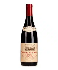 Château de Fleurie is een krachtige Beaujolais met zwart fruit, zijdezachte tannines en houtrijping. Gemaakt van Gamay, elegant en intens.