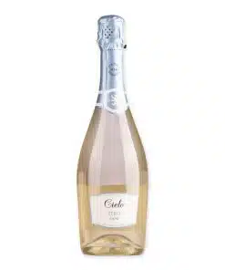Cielo Spumante Zero is een alcoholvrije Italiaanse bubbel met appel, peer en citrus. Elegant, verfrissend en perfect als aperitief.