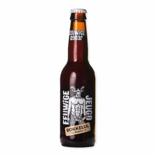 Proef de unieke blend van karamel, gedroogd fruit en een vleugje kruiden in De Eeuwige Jeugd Bokkelul Bokbier. Een perfecte keuze voor de koude dagen.