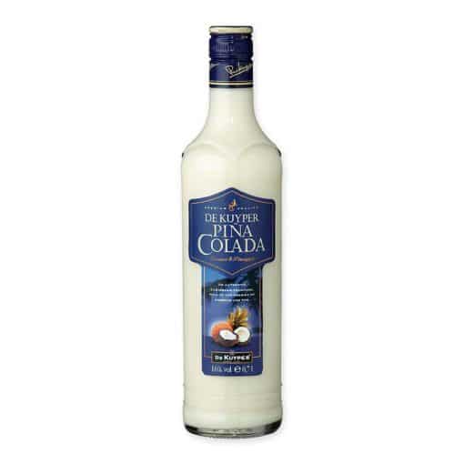 Ontdek De Kuyper Pina Colada, een perfecte mix van kokos en verse ananas. Ideale keuze voor liefhebbers van tropische cocktails.
