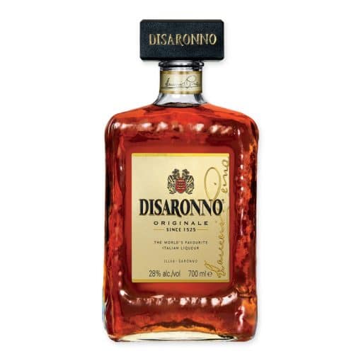 Disaronno Originale is een zachte Italiaanse amandellikeur met 28% alcohol. Iconisch, veelzijdig en perfect voor cocktails of desserts.
