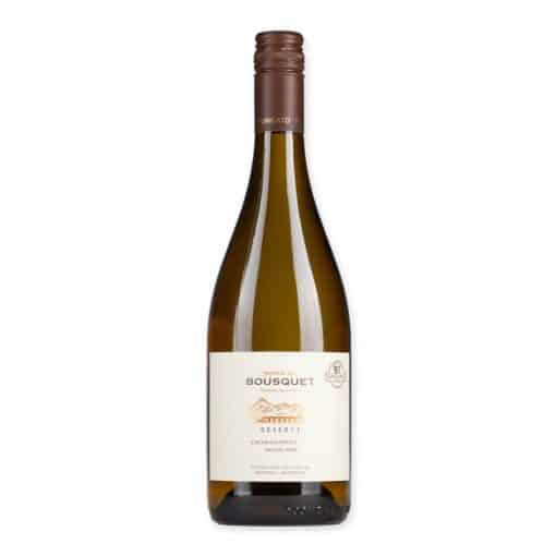 Ervaar de elegantie van Domain Bousquet Chardonnay reserva bio, een biologisch gecertificeerde wijn uit Argentinië, bekend om zijn rijke smaken en duurzame productie.