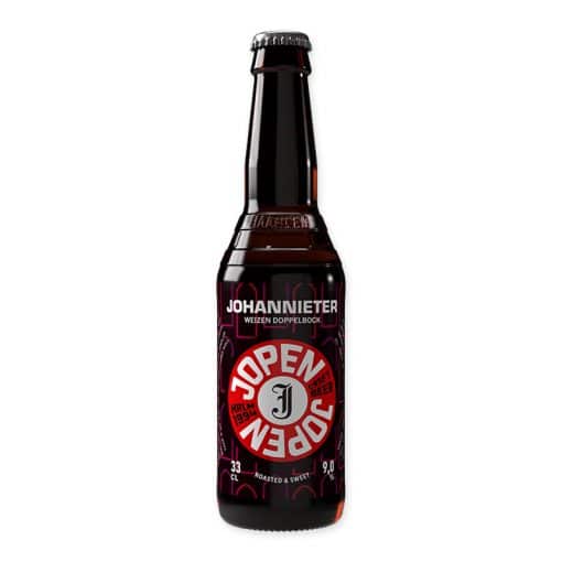 Ontdek Jopen Johannieter Dubbelbock, een rijk en volmondig bier ideaal voor de koude maanden. Geniet van de tonen van karamel, mokka en kruiden. Perfecte begeleider van stevige gerechten.