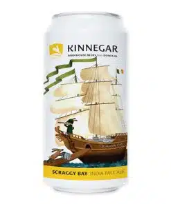 Ontdek Kinnegar Brewing's Scraggy Bay IPA, een ambachtelijk Iers bier met tinten van citrus en dennen, ideaal voor elke gelegenheid.