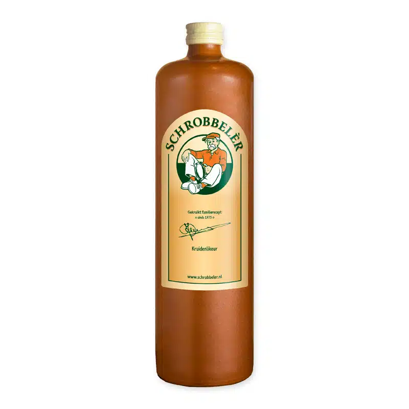 Schrobbeler Kruidenlikeur is een milde Brabantse kruidenlikeur met 43 kruiden. Lichtzoet, zacht en ambachtelijk sinds 1973.