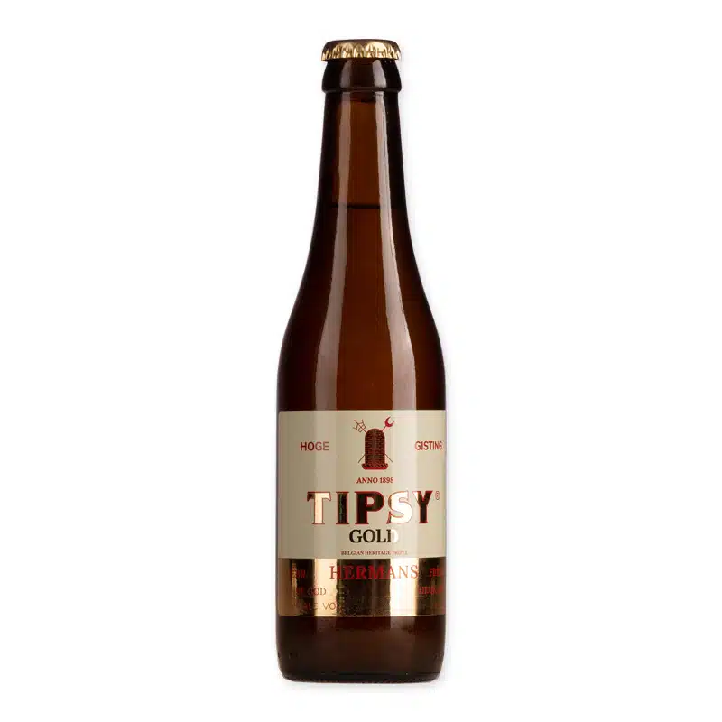 Geniet van Tipsy Gold, een uniek distillaat met een rijk smaakprofiel van noten en kruiden. Ideaal als digestief of voor bijzondere gelegenheden.