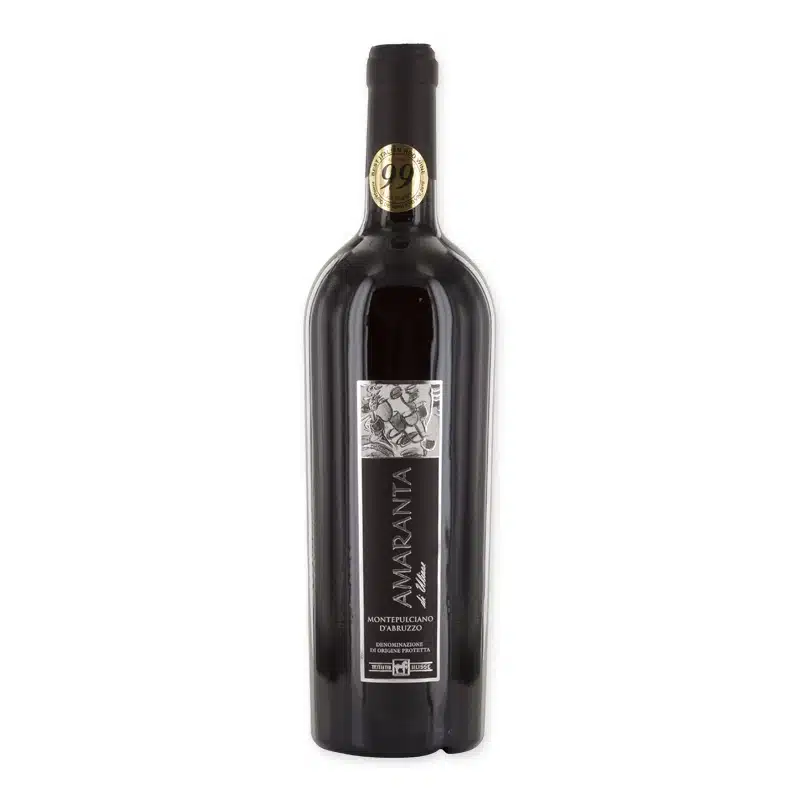 Amaranta Montepulciano D'Abruzzo 3L Jeroboam: krachtige rode wijn in grootformaat. Rijk, fluweelzacht, ideaal voor speciale gelegenheden.