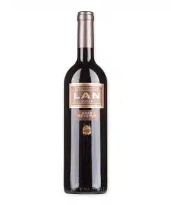 LAN Rioja Gran Reserva met 24 maanden eik en 36 maanden flesrijping. Vol, kruidig en elegant. Perfect bij geroosterd vlees.