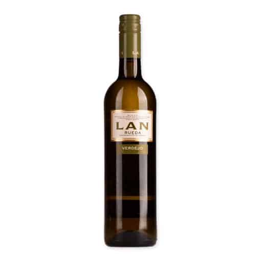 LAN Rueda Verdejo is een frisse witte wijn met wit fruit, anijs en mineraliteit. Vol en romig met sprankelende zuren.