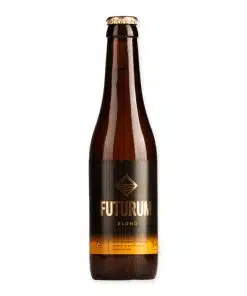 De Toekomst/Futurum Blond is een karaktervol blond bier van 7,5%, met Styrian Golding-hop en kruidige gisttonen.