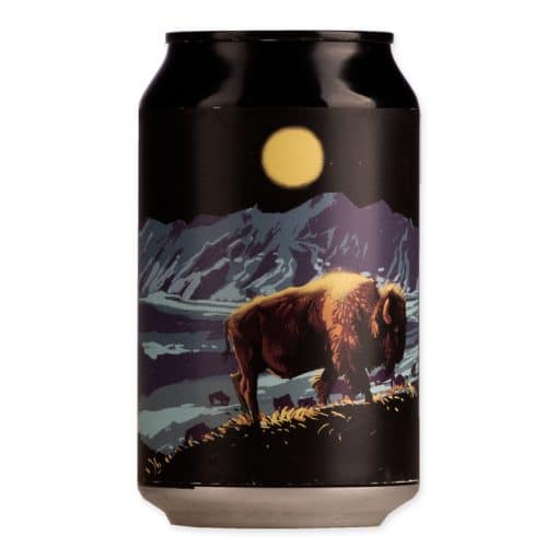 Hoppy Road Tatanka is een krachtige imperial stout met tonkaboon. Vol chocolade, vanille en geroosterde tonen.