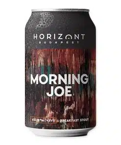 Horizont Morning Joe is een 6% stout met Ethiopische koffie en cacao, van prijswinnende brouwerij uit Boedapest.