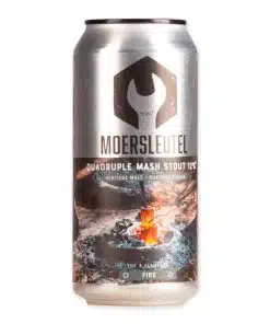 Moersleutel Fire is een krachtige stout van 12% met heritage mouten, marmelade en zwarte bes. Puur, complex en robuust.