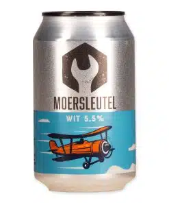 Moersleutel Wit is een verfrissend witbier met citrus, tarwe en wittewijnaroma's dankzij Nelson Sauvin-hop.