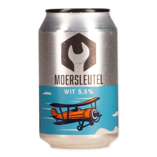 Moersleutel Wit is een verfrissend witbier met citrus, tarwe en wittewijnaroma's dankzij Nelson Sauvin-hop.