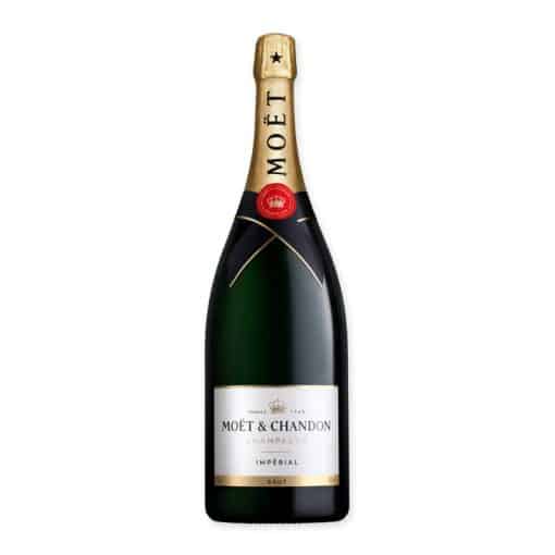 Moët & Chandon Brut Impérial 1,5L Magnum: elegante Champagne met verfijnde mousse, ideaal voor speciale gelegenheden.