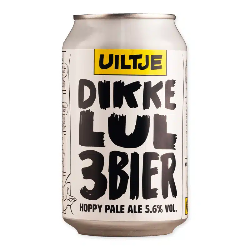 Dikke Lul 3 van Uiltje is een moutige pale ale met karamel, bitterheid en attitude. 5,6%, doordrinkbaar én uitgesproken.
