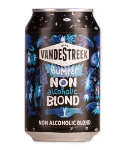Bumper Blond (0,5%) is een alcoholvrij blond bier van Vandestreek. Fris, licht bitter en vol smaak – ideaal voor elk moment.