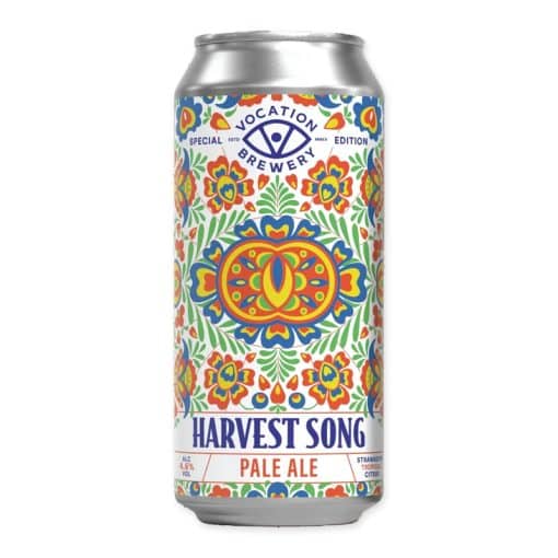 Vocation Harvest Song Pale Ale is een frisse en fruitige pale ale met Most-hop, aardbei en citrus. Ideaal lente- en zomerbier.