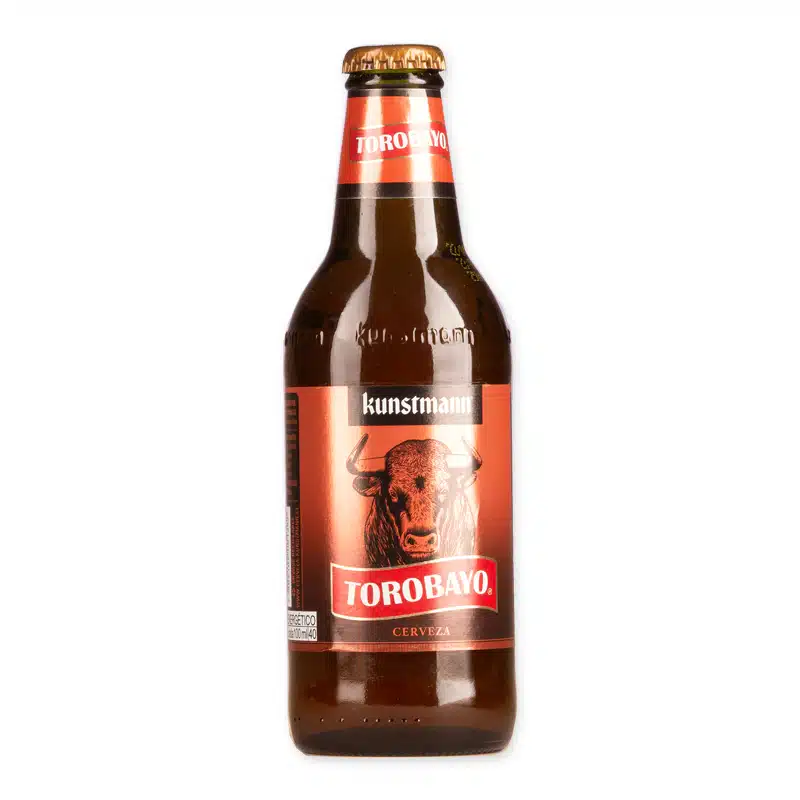Kunstmann Torobayo: klassieke Engelse Pale Ale (5%) uit Chili, amberkleurig met karameltonen en subtiele bitterheid. Perfect bij vleesgerechten.