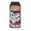 Stormtrooper Beer Hop Art is een intense Blackcurrant Sour (4,5%) met een verfrissende afdronk. Galactisch getinte branding en fruitige knal.